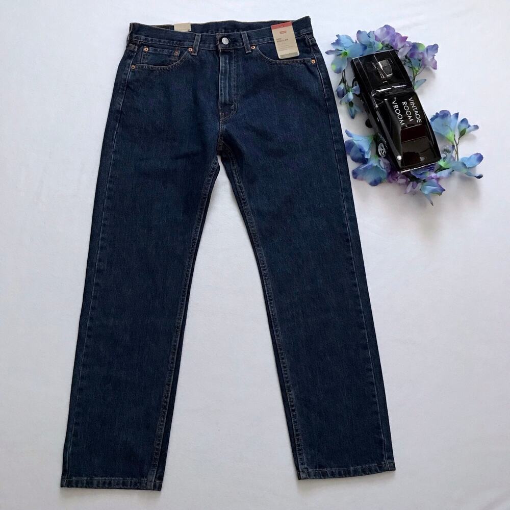 Levi's NWT 505 Medium Wash Straight Leg Jeans Men 40x32 *Pls See Description* - Picture 2 of 9